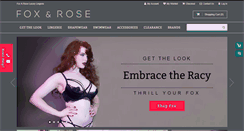 Desktop Screenshot of foxandrose.com